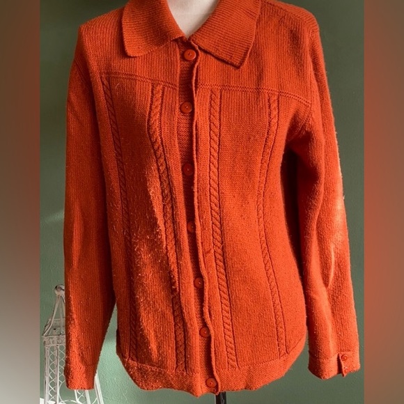 Women’s button front sweater, Size L - Picture 1 of 6